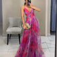 Vestido tiras estampado