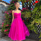Vestido tiras tul
