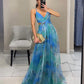 Vestido tiras estampado