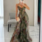 Vestido tiras estampado