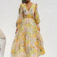 Vestido Amarillo flores
